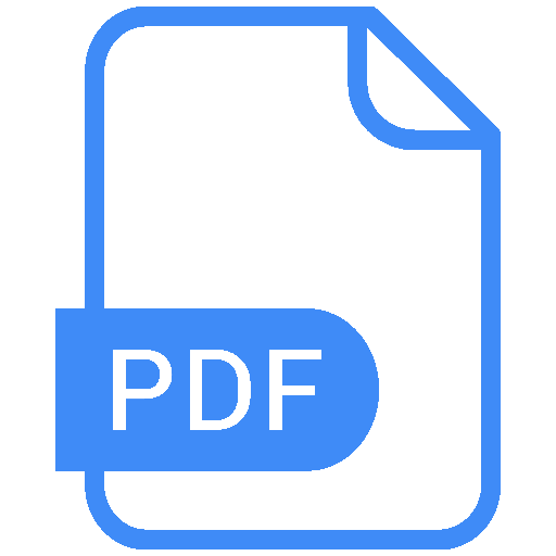 icono pdf azul
